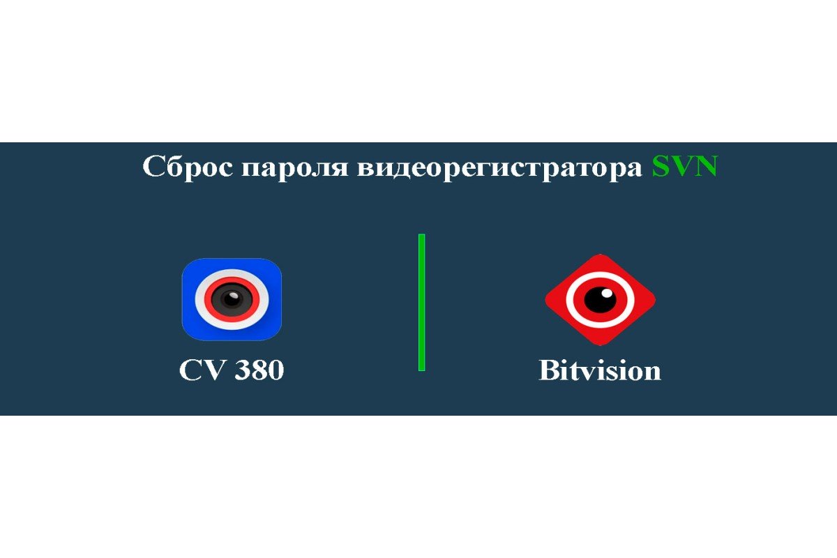 Сброс пароля Видеорегистраторов Bitvision, CV380