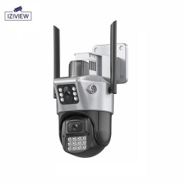 IZIVIEW-IV-V20WF IP, WIFI, 3 Мп + 3 Мп, ИК 20 м, LED 30 м, поворотная, микрофон, динамик 12 В