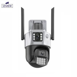 IZIVIEW-IV-V20WF IP, WIFI, 3 Мп + 3 Мп, ИК 20 м, LED 30 м, поворотная, микрофон, динамик 12 В