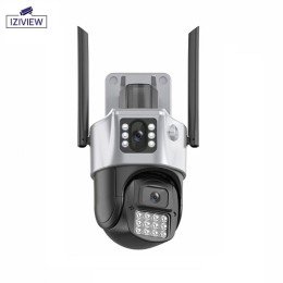 IZIVIEW-IV-V20WF IP, WIFI, 3 Мп + 3 Мп, ИК 20 м, LED 30 м, поворотная, микрофон, динамик 12 В