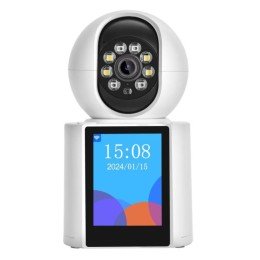 IZIVIEW-IV-V5-20 IP, Видео няня PTZ, WiFi, 3 Мп, ИК 10 м, Экран, Аккумулятор, микрофон, динамик, 5 В