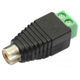 Коннектор RCA (тюльпан) мама под винт