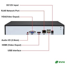 Видеорегистратор IP SVN-NVR2608XM, 10 каналов, 4К