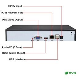 Видеорегистратор IP SVN-NVR2608XM, 10 каналов, 4К