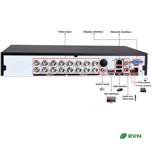 Видеорегистратор гибрид SVN-XVR2616XM
