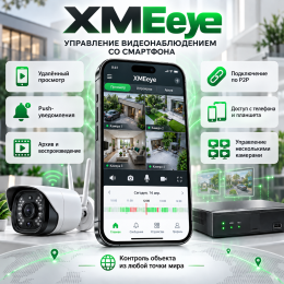 Видеорегистратор IP SVN-NVR2604POEXM, 10 каналов, 4 POE порта с поддержкой Extended до 200м, 12МП